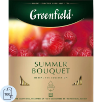 Чай Greenfield Summer Bouquet (Самма Букет), травяной, 100 пакетиков