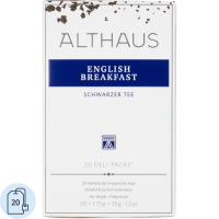Чай Althaus English Breakfast, черный, 20 пакетиков