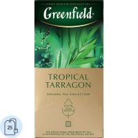 Чай Greenfield Tropical Tarragon (Тропикал Таррагон), зеленый, 25 пакетиков