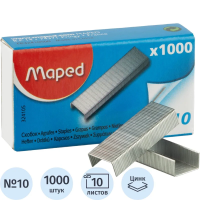 Скобы для степлера Maped №10, никелированные, 1000шт, 324105
