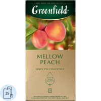Чай Greenfield Mellow Peach (Меллоу Пич), зеленый, 25 пакетиков