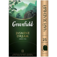 Чай Greenfield Jasmine Dream (Жасмин Дрим), зеленый, 25 пакетиков