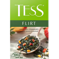 Чай Tess Flirt (Флирт), зеленый, листовой, 100 г