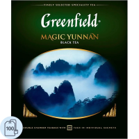 Чай Greenfield Magic Yunnan (Мэджик Юньнань), черный, 100 пакетиков
