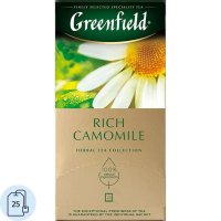 Чай Greenfield Rich Camomile (Рич Камомайл), травяной, 25 пакетиков